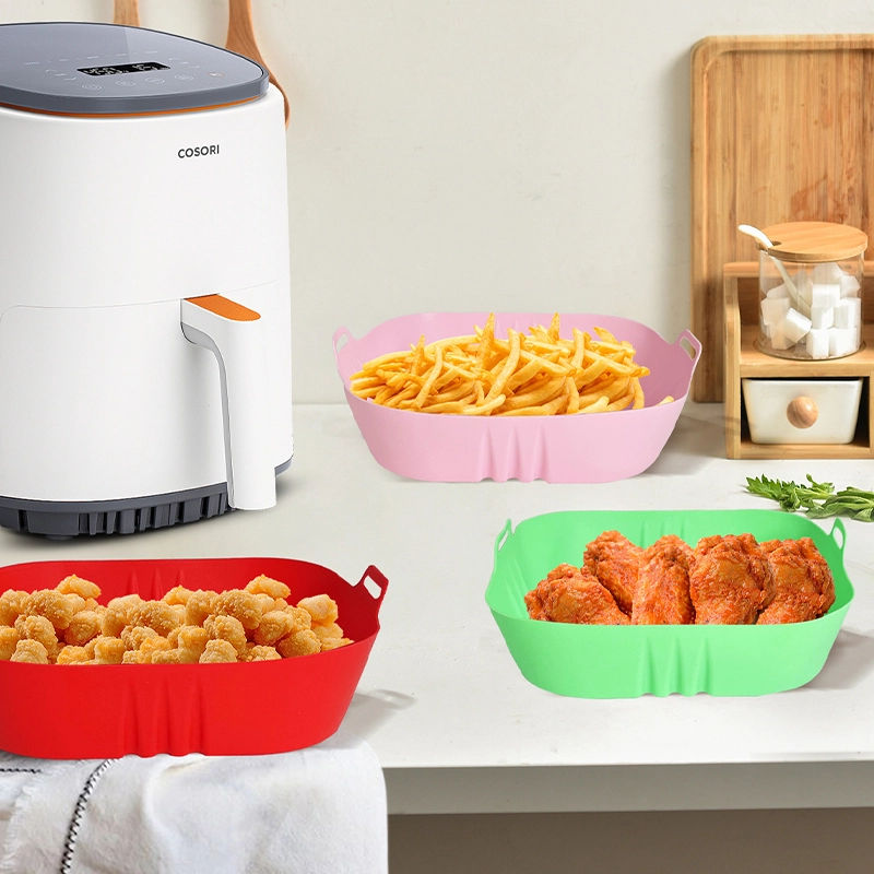 Square Air Fryer Silicone Baking Pan