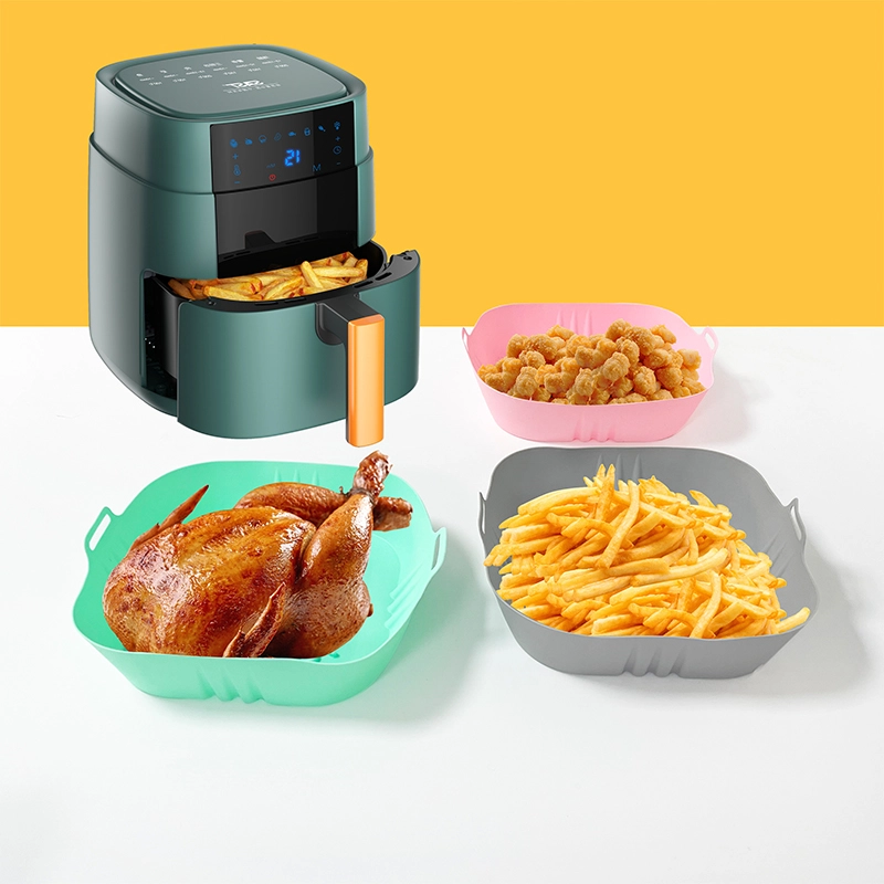 Square Air Fryer Silicone Baking Pan