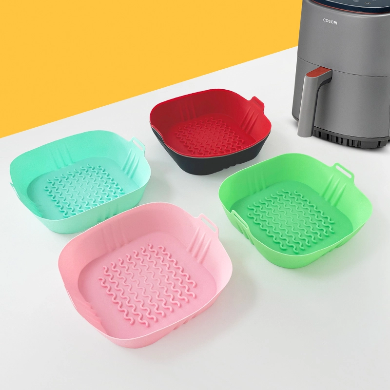 Square Air Fryer Silicone Baking Pan
