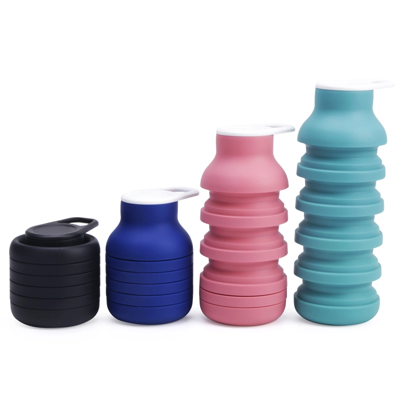 600ml Collapsible Silicone Water Bottle 