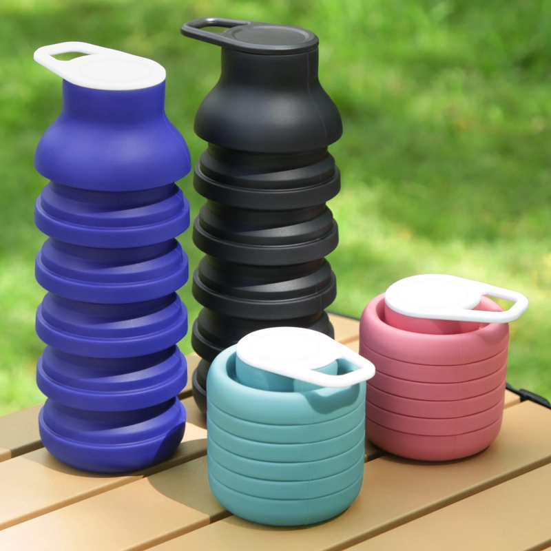 Collapsible Silicone Water Bottle 