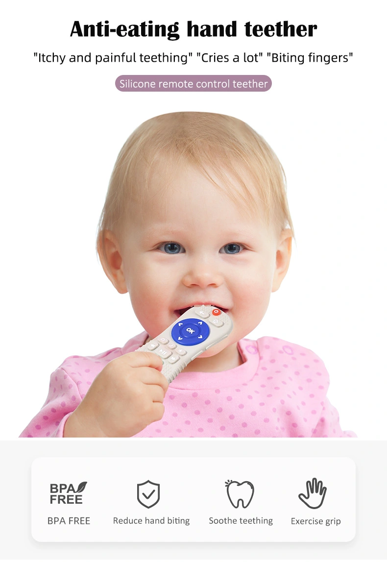 Baby Silicone Remote Control Teether 