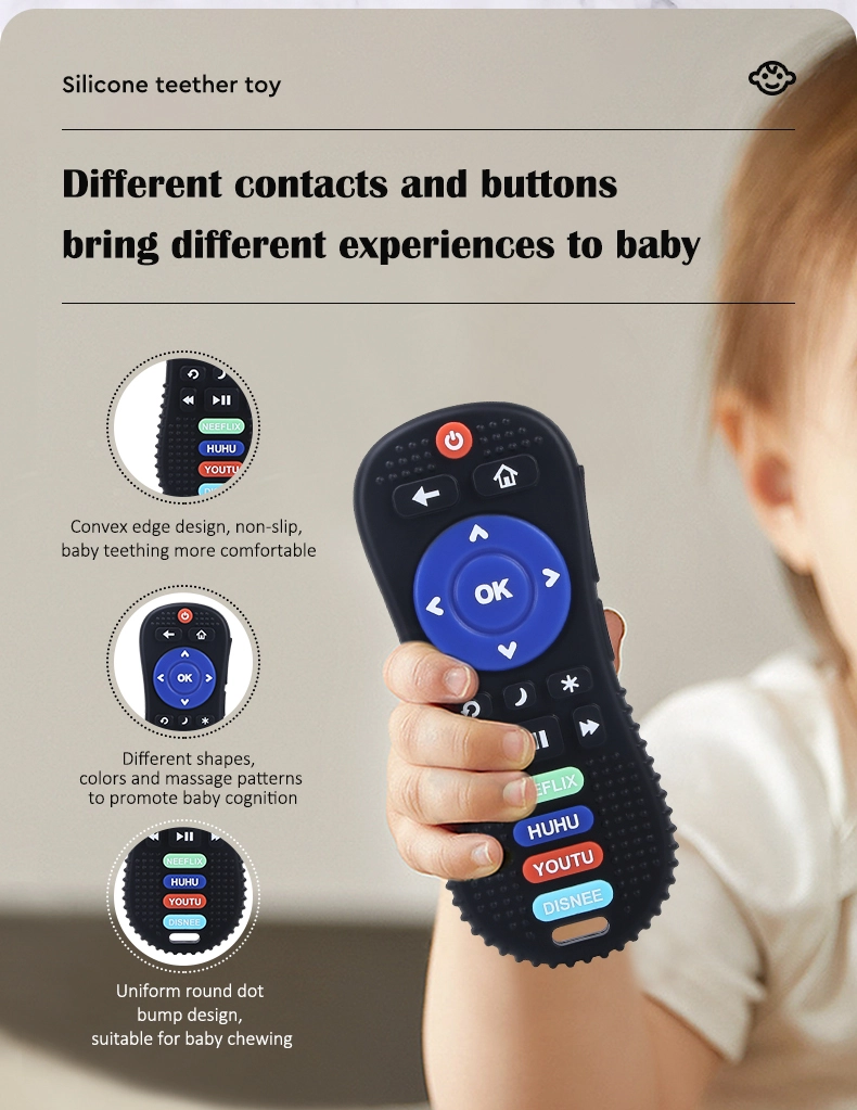 Baby Silicone Remote Control Teether 