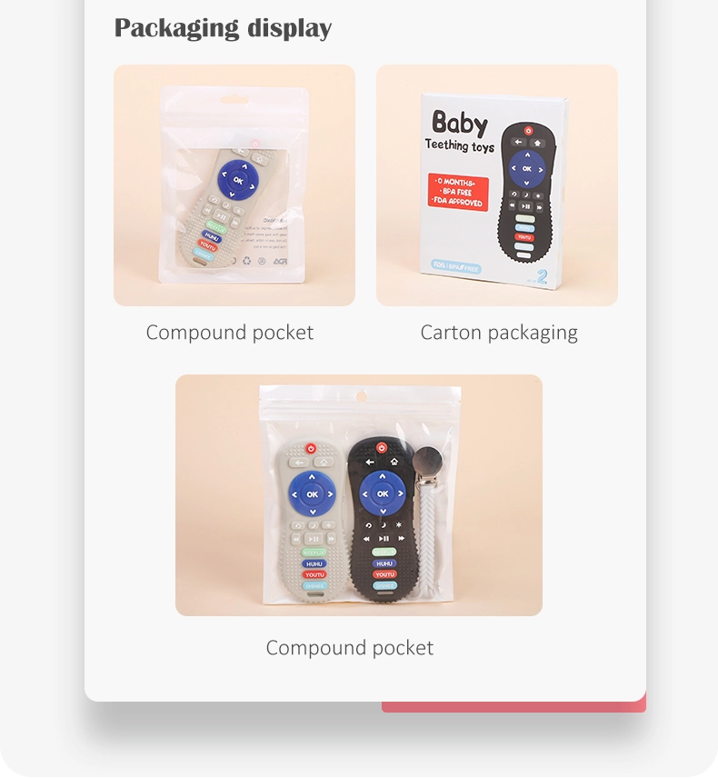 Baby Silicone Remote Control Teether 