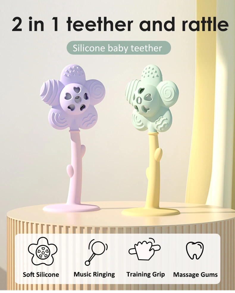 Flower Silicone Baby Teether