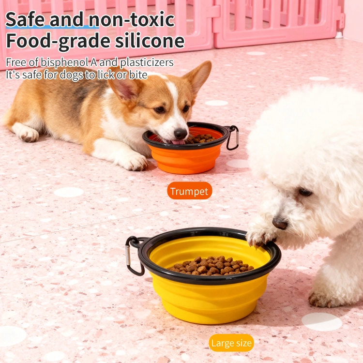 Silicone Collapsible Dog Bowl