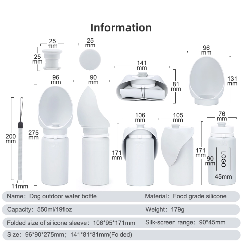 ​  ​Foldable Silicone pet Bowl
