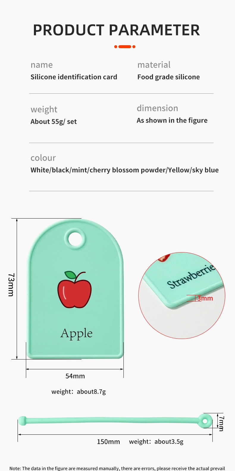 Silicone Recognition Cards Silicone Recognition Cards