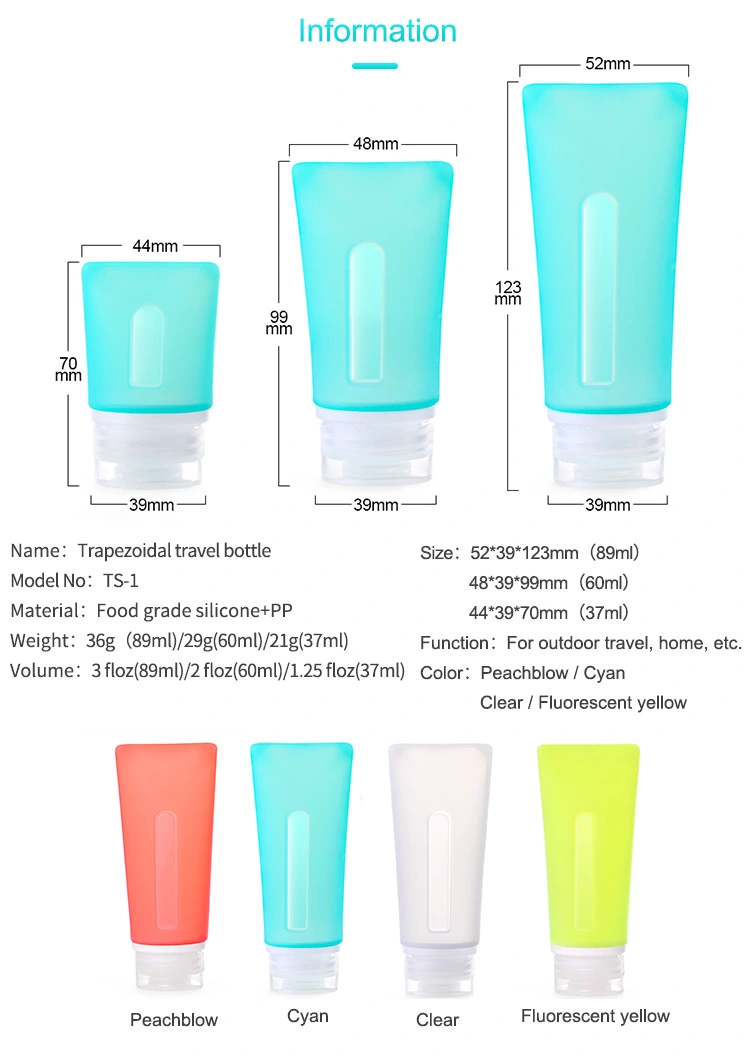 ​  Silicone Travel Bottles 
