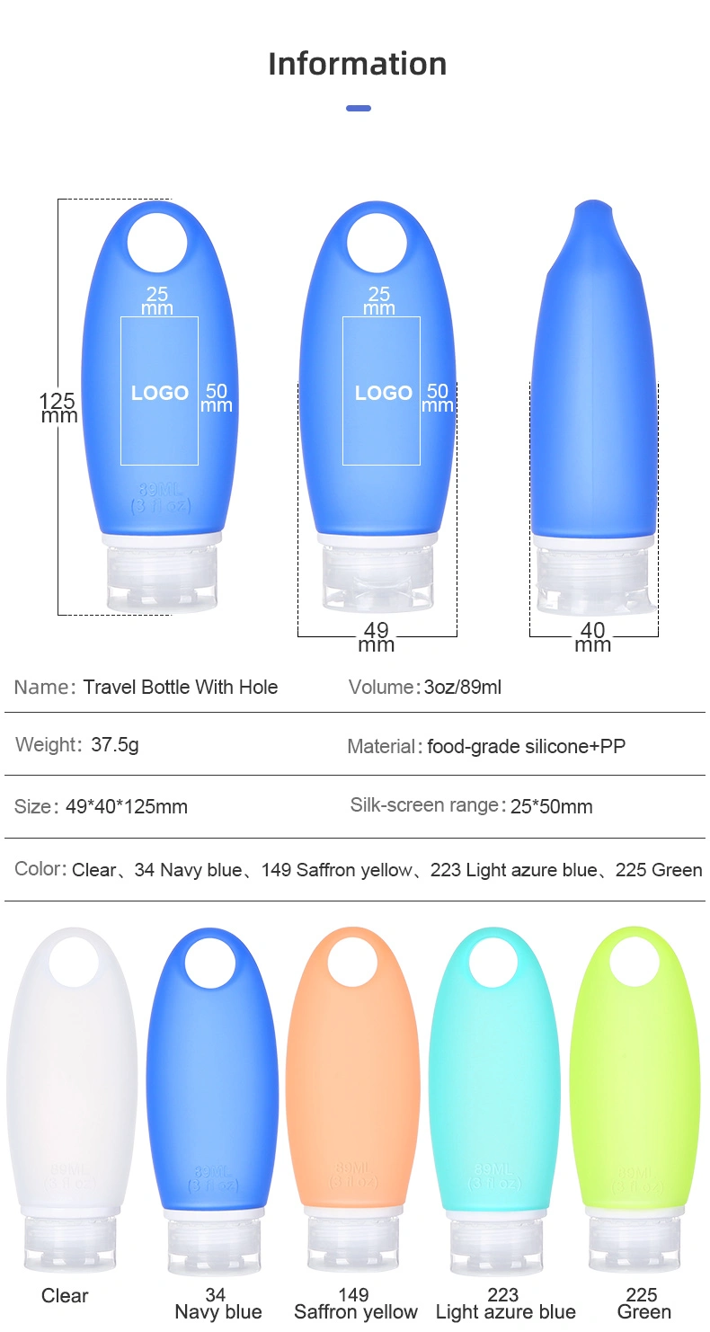 Silicone Travel Bottles 