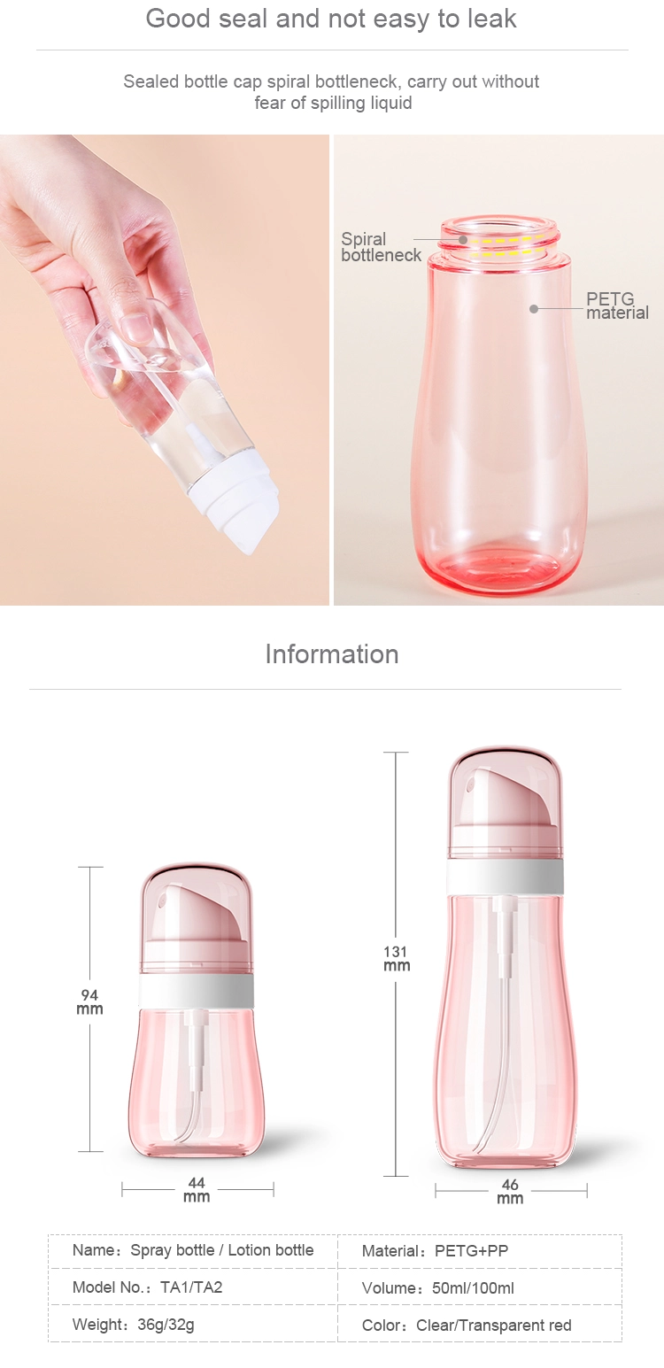 Portable Spray and Lotion Bottle