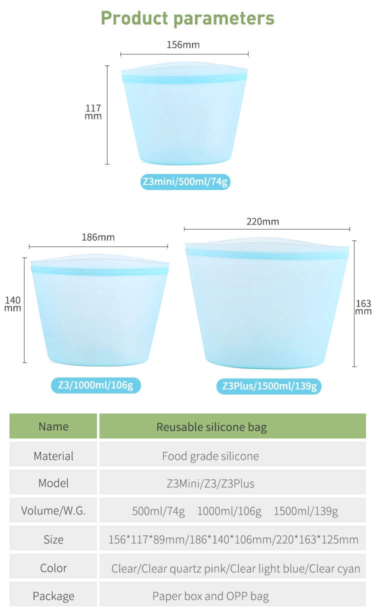 Silicone Storage Bags