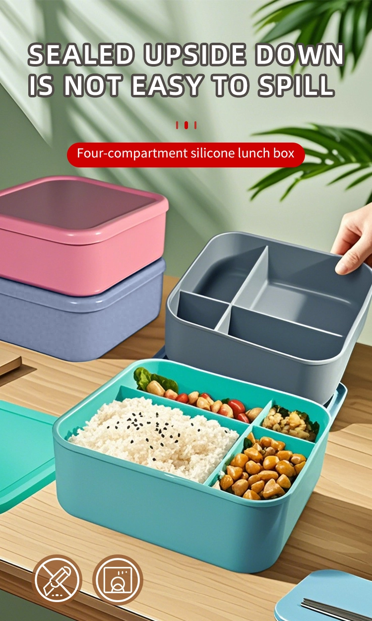  Silicone Lunch Box