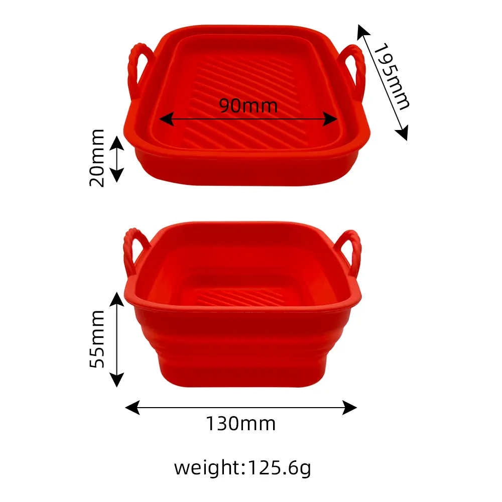 Reusable Foldable Silicone Basket