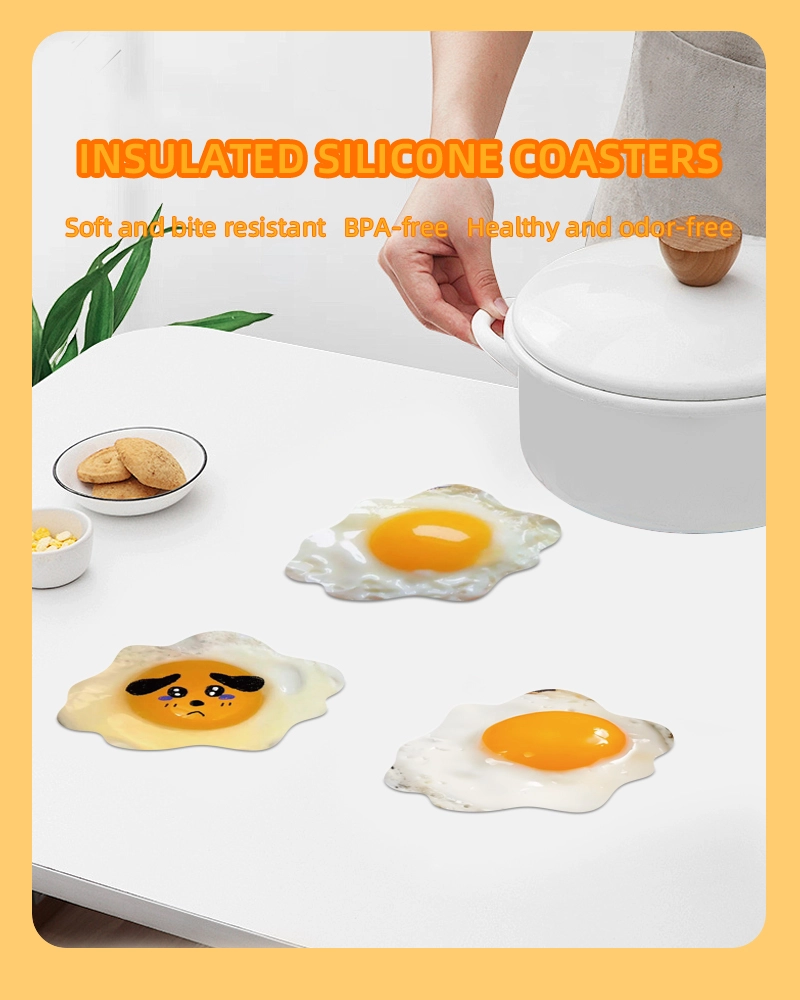 Silicone Egg Coasters Silicone Egg Coasters