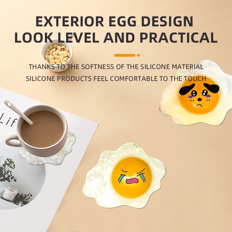 Insulated Silicone Egg Coasters Insulated Silicone Egg Coasters