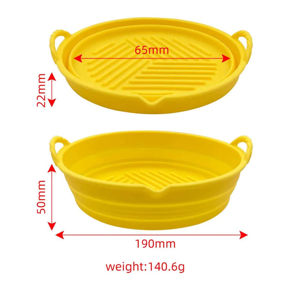 Round Silicone Air Fryer Liner Round Silicone Air Fryer Liner