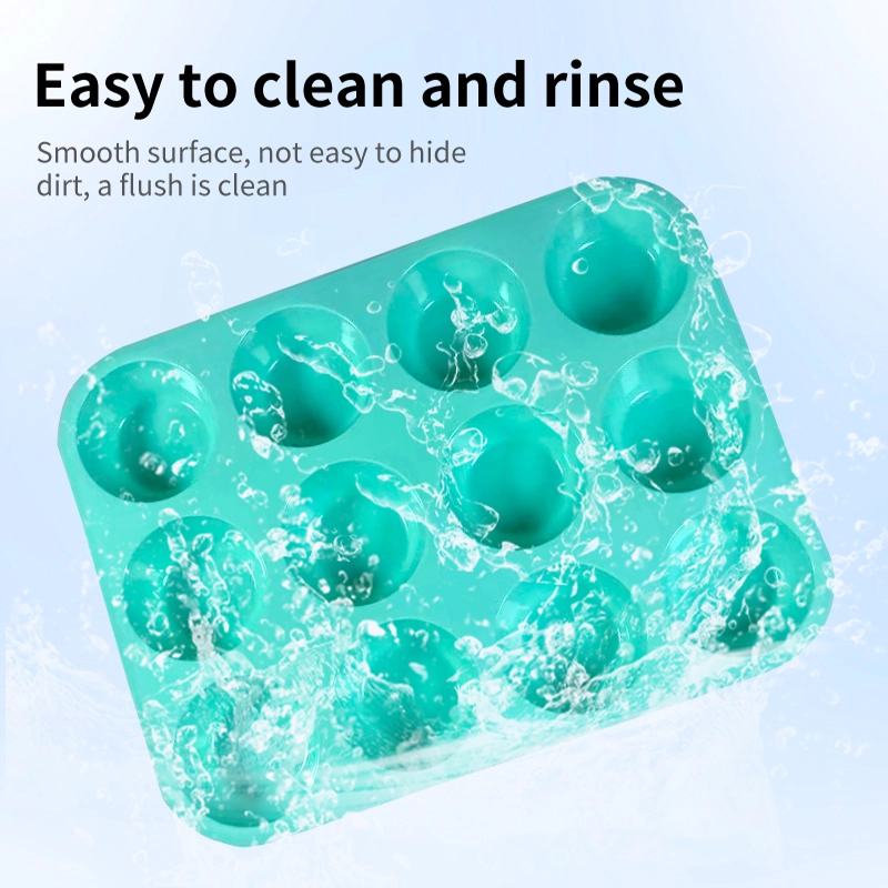 12-Cavity Silicone Muffin Pan 12-Cavity Silicone Muffin Pan