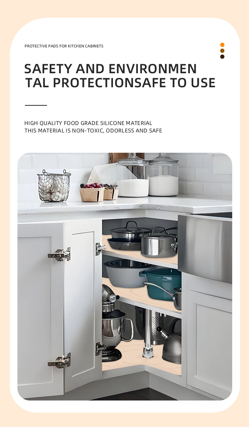 Silicone Kitchen Cabinet Protector Mat