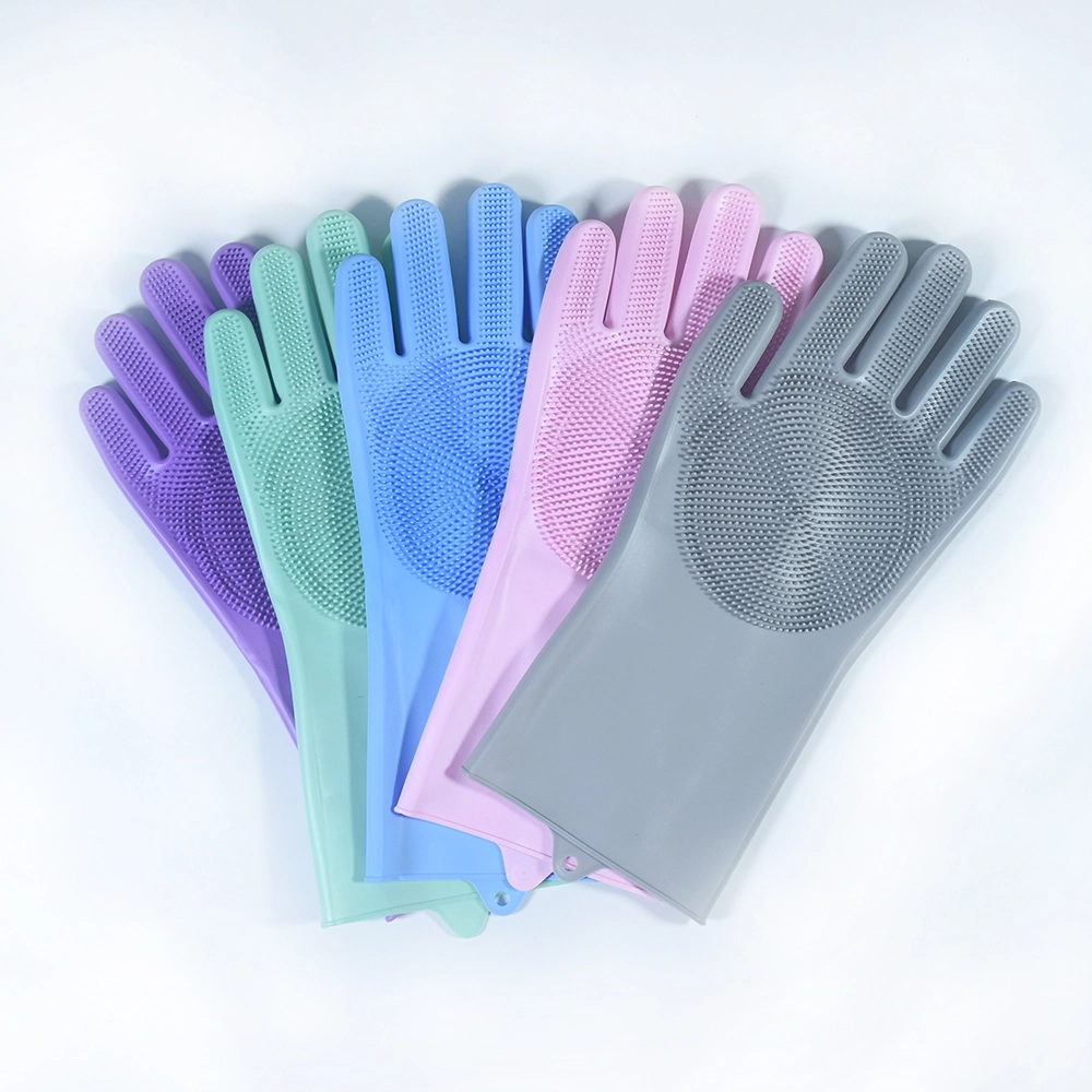  Silicone Dishwashing Gloves
