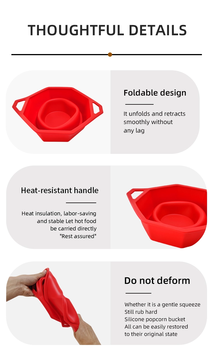 Silicone Popcorn Bucket