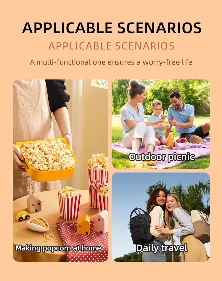 Silicone Popcorn Bucket