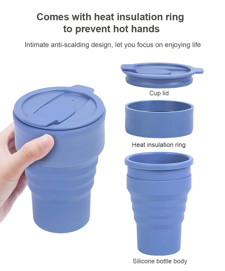 Foldable Silicone Coffee Cup 