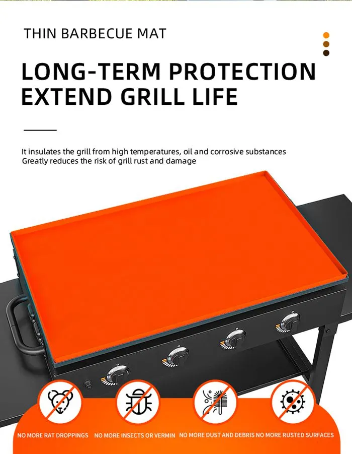 Thin Silicone Grill Mat