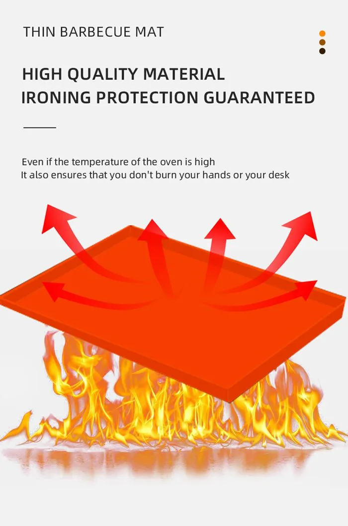 Thin Silicone Grill Mat