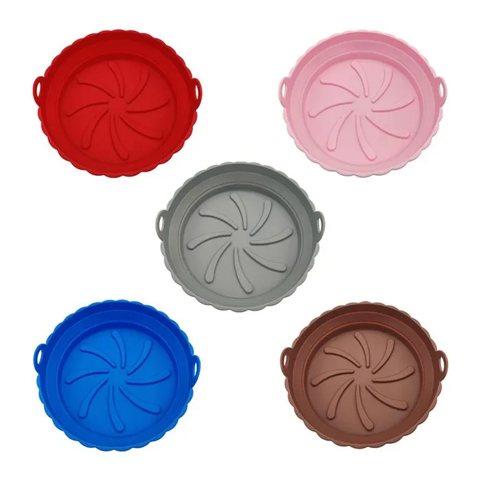 Round Air Fryer Silicone Basket Round Air Fryer Silicone Basket