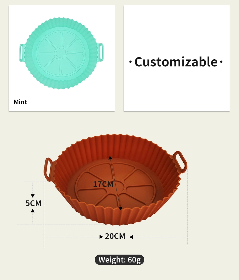 Round Silicone Fryer Basket Round Silicone Fryer Basket
