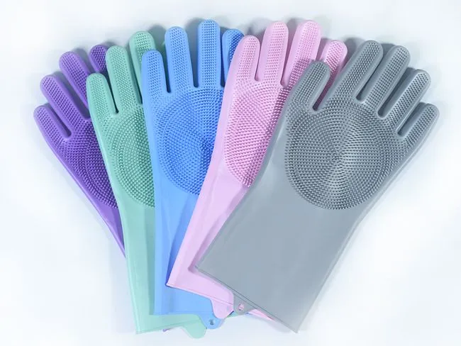 silicone dishwashing glove silicone dishwashing glove