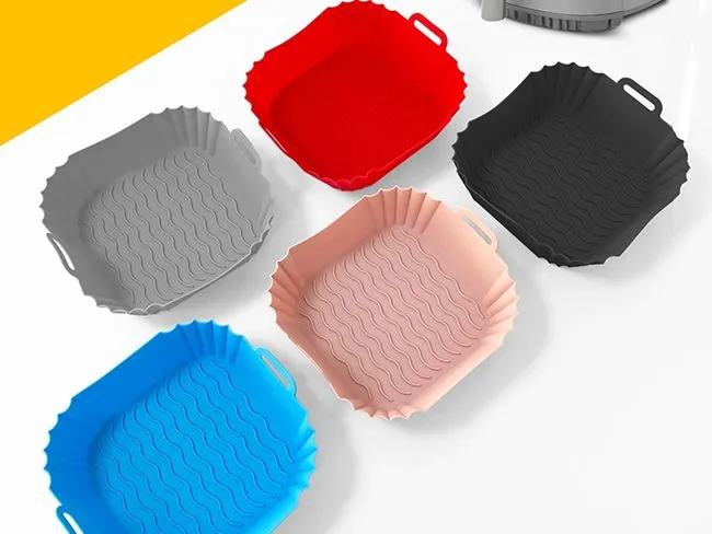 silicone air fryer baskets