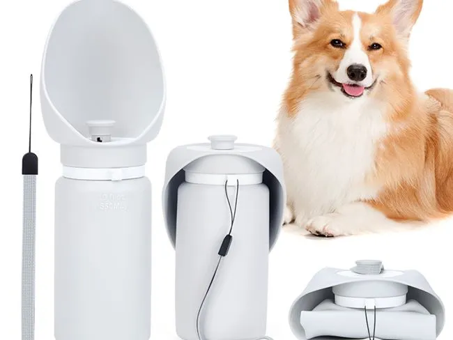 silicone dog water bottle