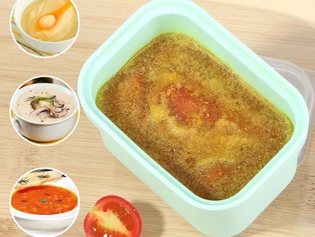 Silicone freezer trays