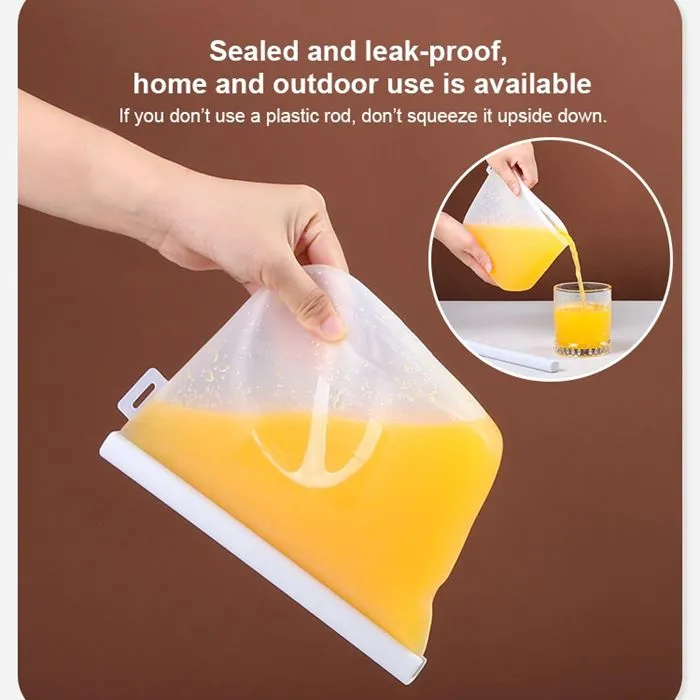 Reusable Silicone Food Bags Reusable Silicone Food Bags