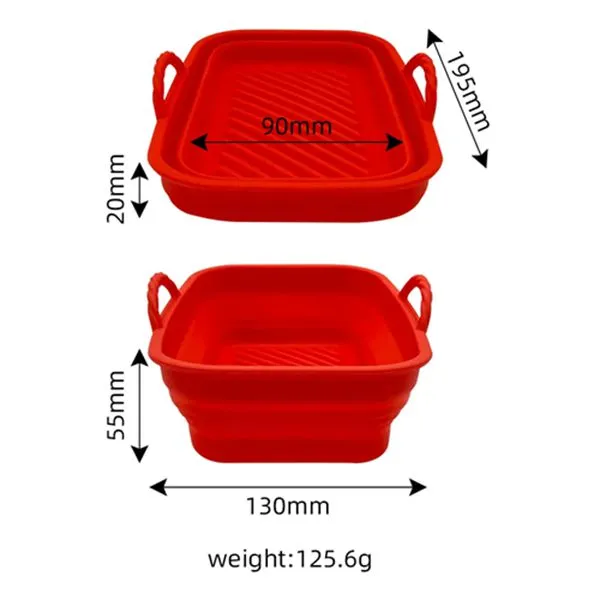 Reusable Foldable Silicone Basket size Reusable Foldable Silicone Basket size