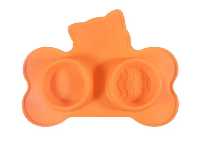 Silicone Pet Feeding Plate Silicone Pet Feeding Plate