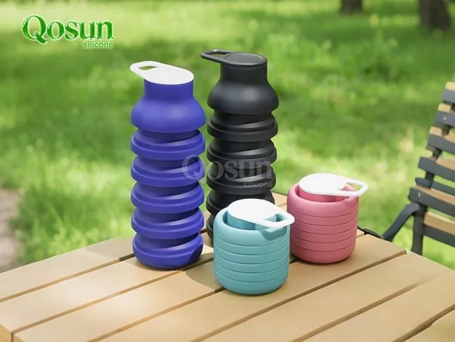 600ml Foldable Silicone Outdoor Water Bottle 600ml Foldable Silicone Outdoor Water Bottle