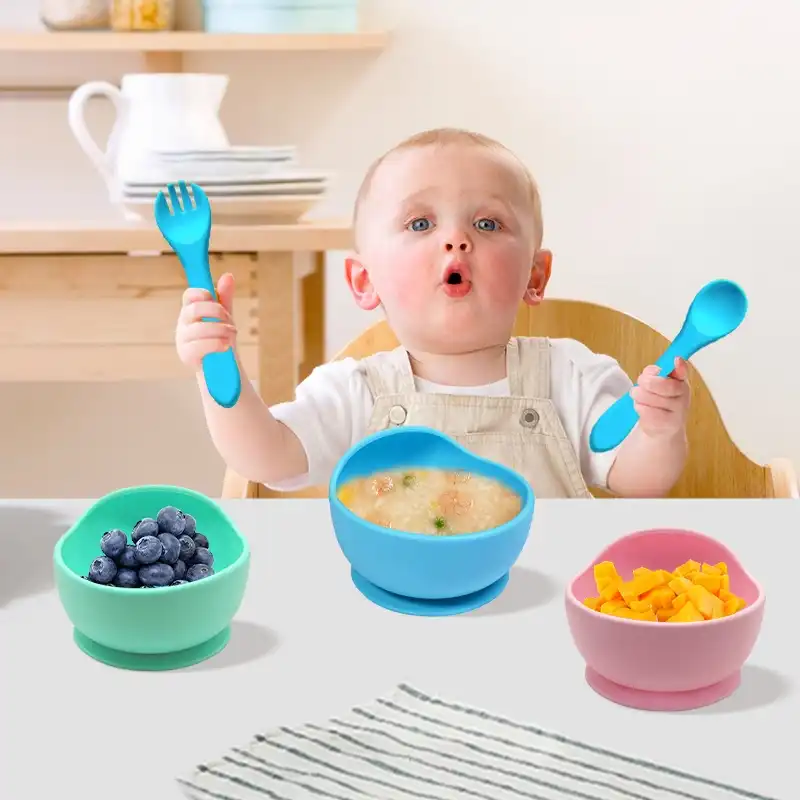 silicone baby food bowls