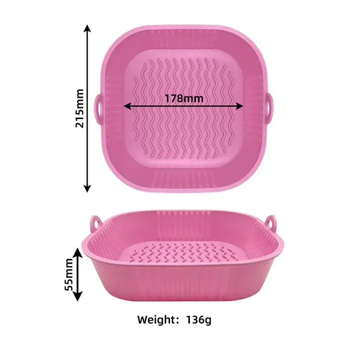 Mini Silicone Air Fryer Basket Mini Silicone Air Fryer Basket