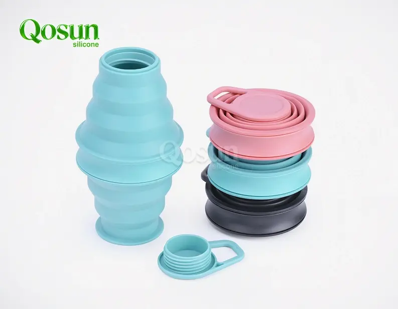 collapsible silicone water bottle