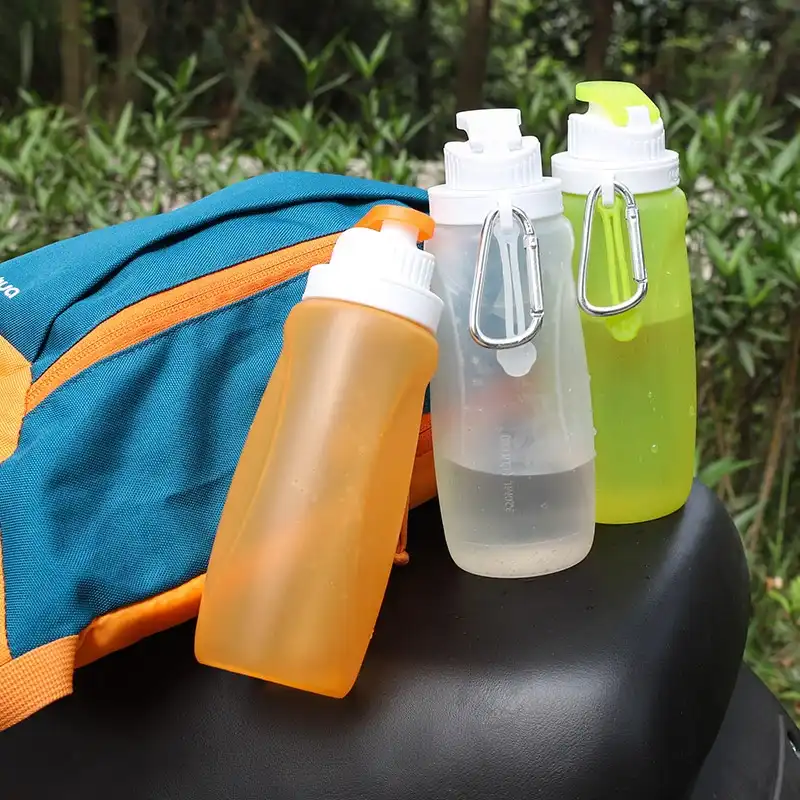 collapsible silicone water bottle
