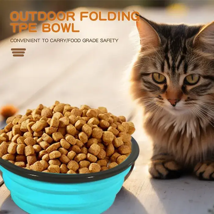 TPE Folding Pet Bowls 