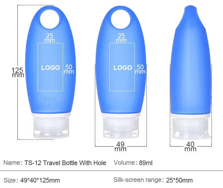 Leakproof Silicone Travel Bottle