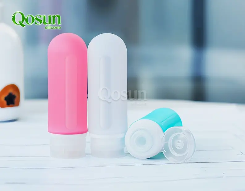 leakproof silicone travel bottle 