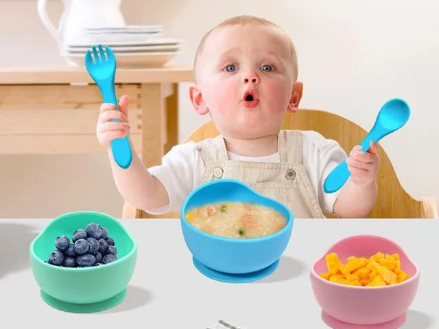 Silicone Baby Feeding Bowl Silicone Baby Feeding Bowl