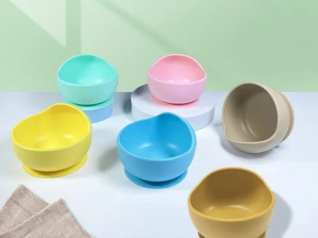 Silicone Baby Feeding Bowl Silicone Baby Feeding Bowl