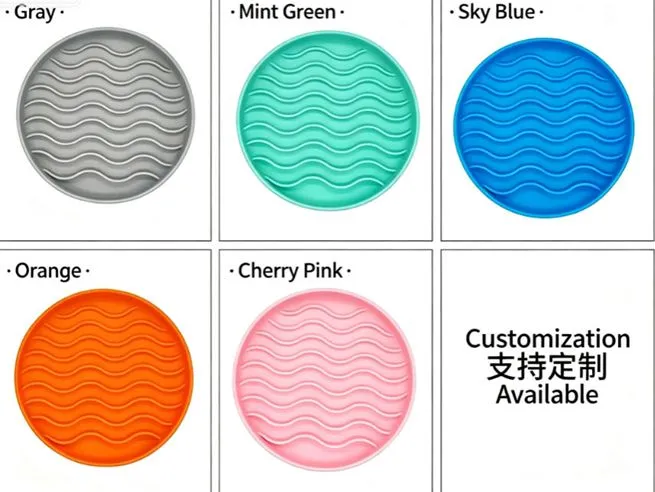 Round Silicone Pet Slow Feeder Bowl Round Silicone Pet Slow Feeder Bowl