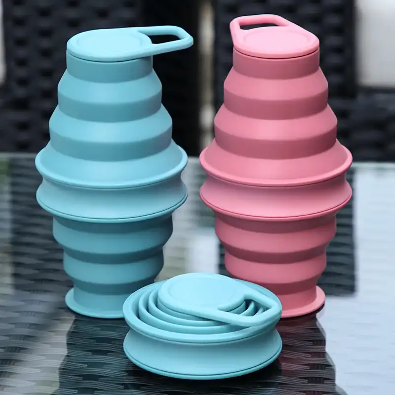 Double-Layer Silicone Foldable Water Bottle